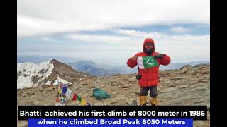 Renowned MountaineerJabbar Bhatti, all set to scale Nanga Parbat in June