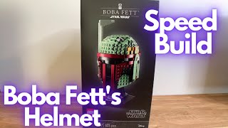 Lego Boba Fett Helmet Speed Build