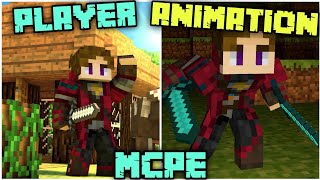 Player Animation Addon In Minecraft PE 1.17+ | Player Animation Mod Mcpe | 2021 screenshot 4