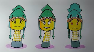 How To Draw Sprunki OC KRAKEN From 99 Nights in the Forest