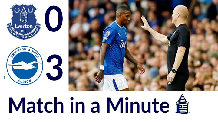 Everton 0-3 Brighton | Match in a Minute