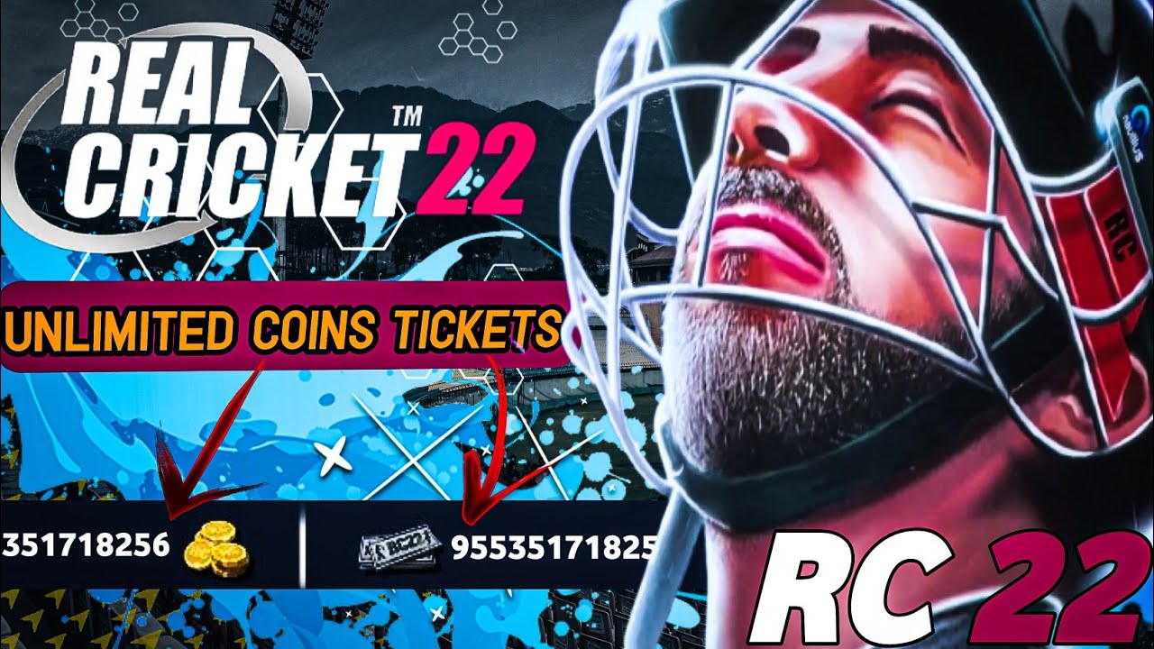 Rc22 Unlimited Coins & Ticket's || Real Cricket 22 Unlimited Coins & Tickets || Rc22 Hack