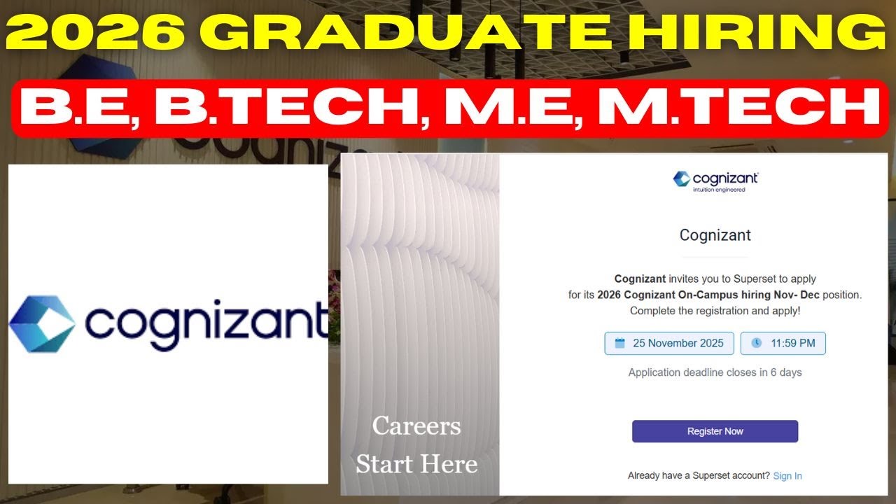 COGNIZANT MEGA HIRING ANNOUNCED | GENC, GENC NEXT, GENC PRO | 2026 ...