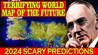 Edgar Cayce Predictions 2024. Terrifying World Map of the Future from the Sleeping Prophet