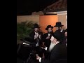 Satmar Rebbe dancing with BMG Rosh Yeshiva In Deal