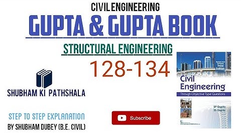 gupta & gupta book solution|(128-134)|structural analysis |step to step explanation|by SHUBHAM DUBEY