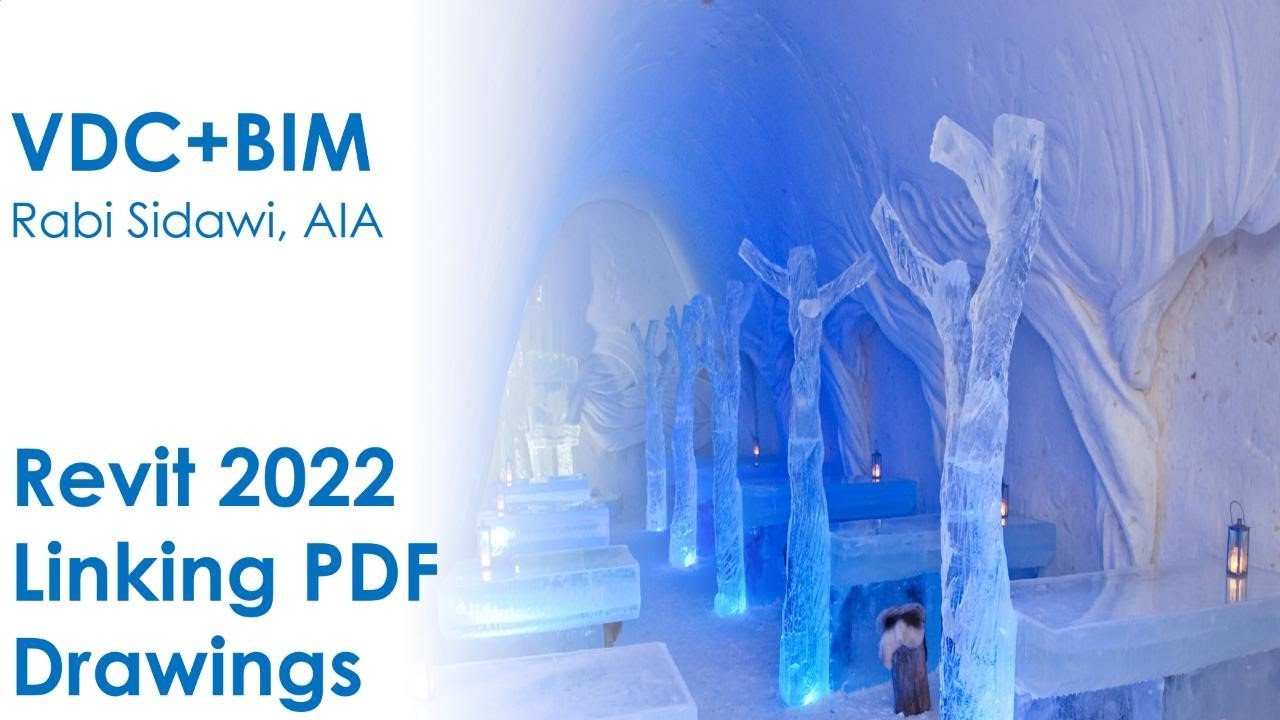 Revit 2022 Linking PDF Drawings 4K