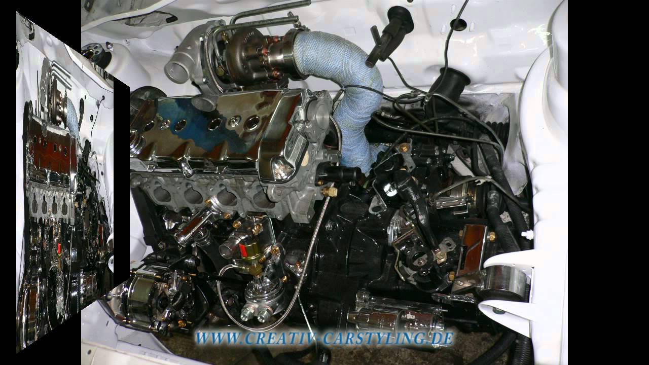Motorumbau VW Golf 1 Cabrio 2,0 Liter 16V Turbo