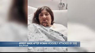 Man arrested after his dog viciously attacks woman in Sulphur