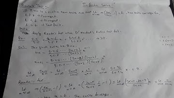 Infinite Series- 12 Raabe