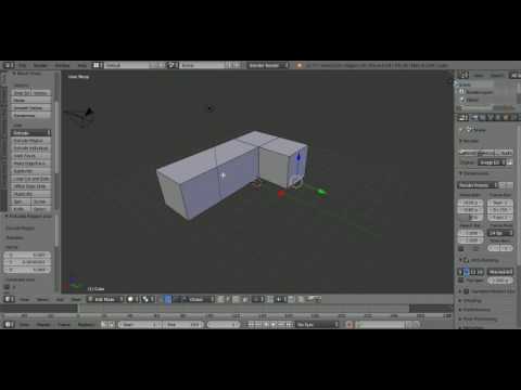 blender 2 Edit mode พื้นฐาน
