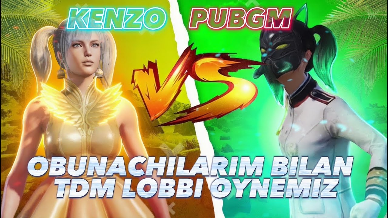 KENZO PUBGM ERTALABDAN STRIMNI YOQVOLDIK 50 TA LAYKDAN KEYIN UC LOBBI WOW LOBBILAR OYNIMIZ