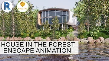 House in the Forest Animation | Real-Time Rendering with Enscape 2.9 | Architectural Animation