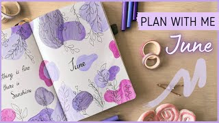 BULLET JOURNAL JUNE 2024 || PLAN WITH ME💜