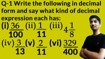 write 329/400 in decimal form | 36/100 in decimal form | 1/11 decimal expansion | 4 1/8 | 2/11; 3/13