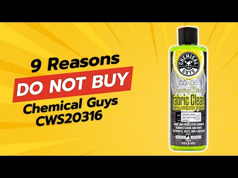 Chemical Guys Upholstery Cleaner Review