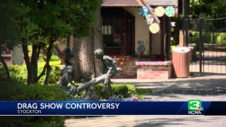 At Stockton's city hall, a proposed drag show becomes topic of conversation