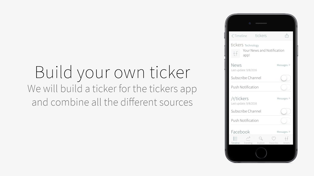 tickers - Build your own ticker [Video Tutorial] - YouTube