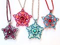 Star Capella Pendant in Tatting