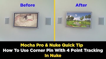 Mocha Pro & Nuke Quick Tip    How To Use Corner Pin With 4  Point  || Spectra FX Hub ||