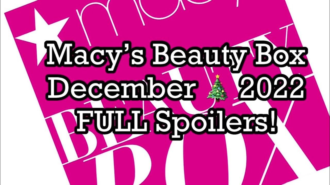 Macy’s Beauty Box DECEMBER 🎄 2022 FULL Spoilers! BeautyAmaB YouTube