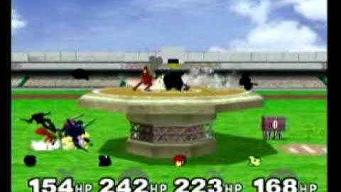 Super Smash Bros Melee Debug Menu - 13 Fighting Clones | Pichu and Roy vs. Dark Pichu and Dark Roy