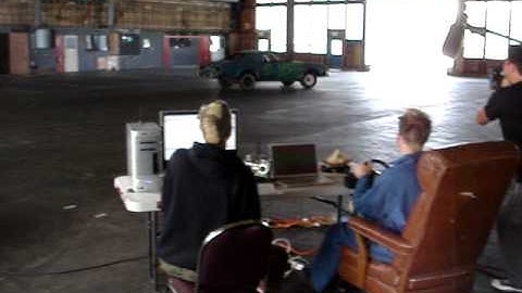 Prototype This: Real car controlled with Playstation driving controller testing #2