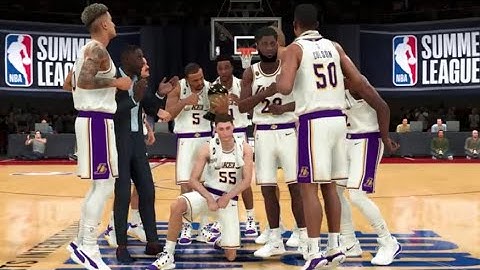 NBA 2K20 MyCareer: My Player: Position: Small Forward (SF) Build: 3-Level Scorer Summer League 🏆