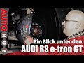 Ein kurzer Blick unter den Audi RS e-tron GT - VLOG