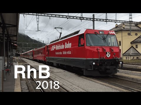RhB im Engadin