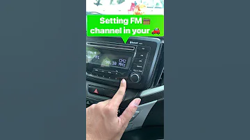 HOW TO SET FM RADIO IN CAR SHORTS NexaExperience 
