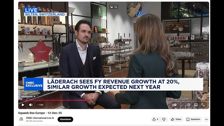 CEO Johannes Läderach on CNBC - 12/12/2025