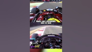 F1 TRACK LIMITS DIFFERENCE 2020 VS 2025⚔️🏎️ #f1 #limits #limit #tracklimits #difference