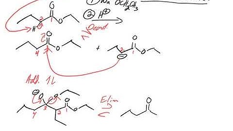 Claisen Condensation: Same ester reacting in basic conditions