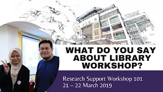 #usm #usmlibrarytv User Testimonial: Research Support Workshop 101