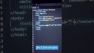 🚀⚡HTML Textarea Tag Explan🔥HTML for Beginners What is Textarea Tag?🤔#shorts#apnacollege#Apna College
