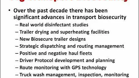 Dr. Butch Baker - Advances in PRRS research