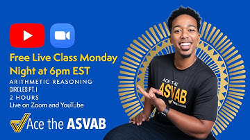 Free ASVAB Live Class - Arithmetic Reasoning Math Word Problems - Circle Word Problems
