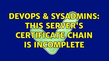 DevOps & SysAdmins: This server