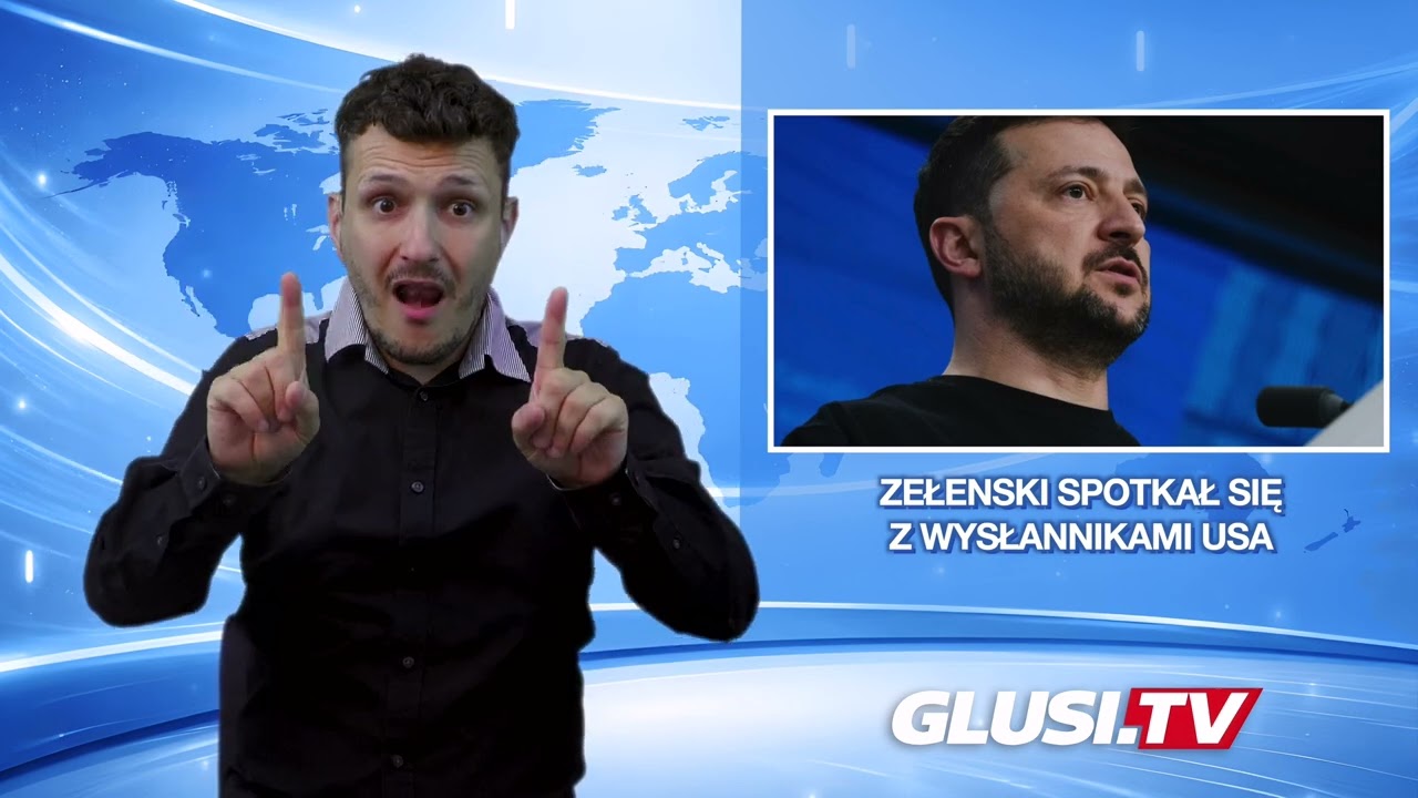 Zełenski spotkał się z wysłannikami USA