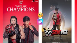 WWE PHOTO EDITING | PICSART NEW STYLE PHOTO EDITING | SONY JACKSON PHOTO EDITING, screenshot 1