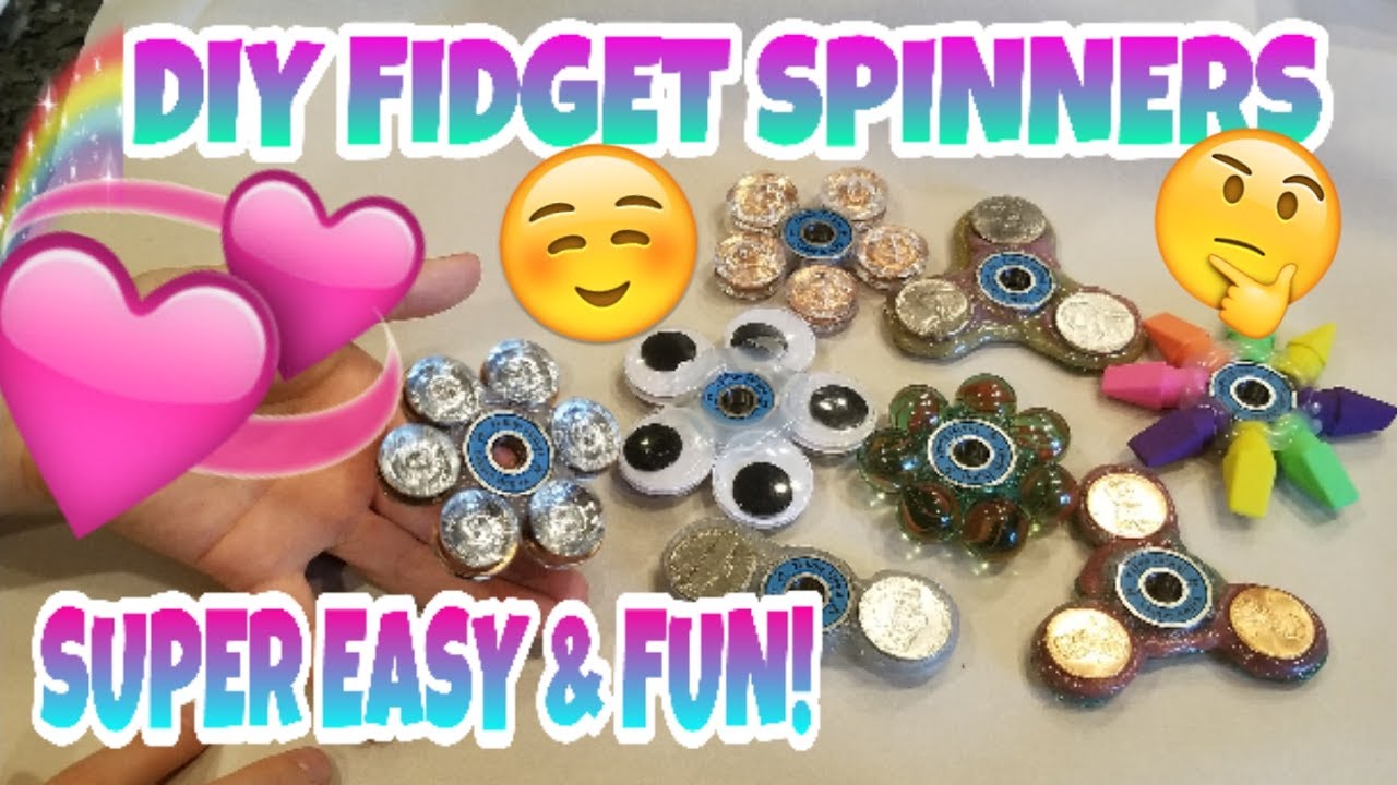 DIY FIDGET SPINNERS5 OF THE COOLEST LOOKING HOMEMADE FIDGET SPINNERS