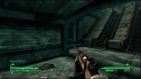 Fallout 3 (9) GNR Building/ Dupont Circle: Grenade Conga Line