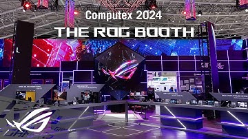 Checking out the ROG booth  - Computex 2024 | ROG