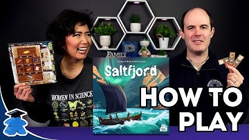 Saltfjord - How to Play. Board Game Tutorial.