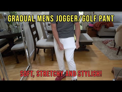 Gradual Men's Golf Joggers Pants with Zipper Pockets - Review