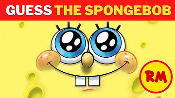 Guess the SpongeBob squarepants characters | quiz guessing game