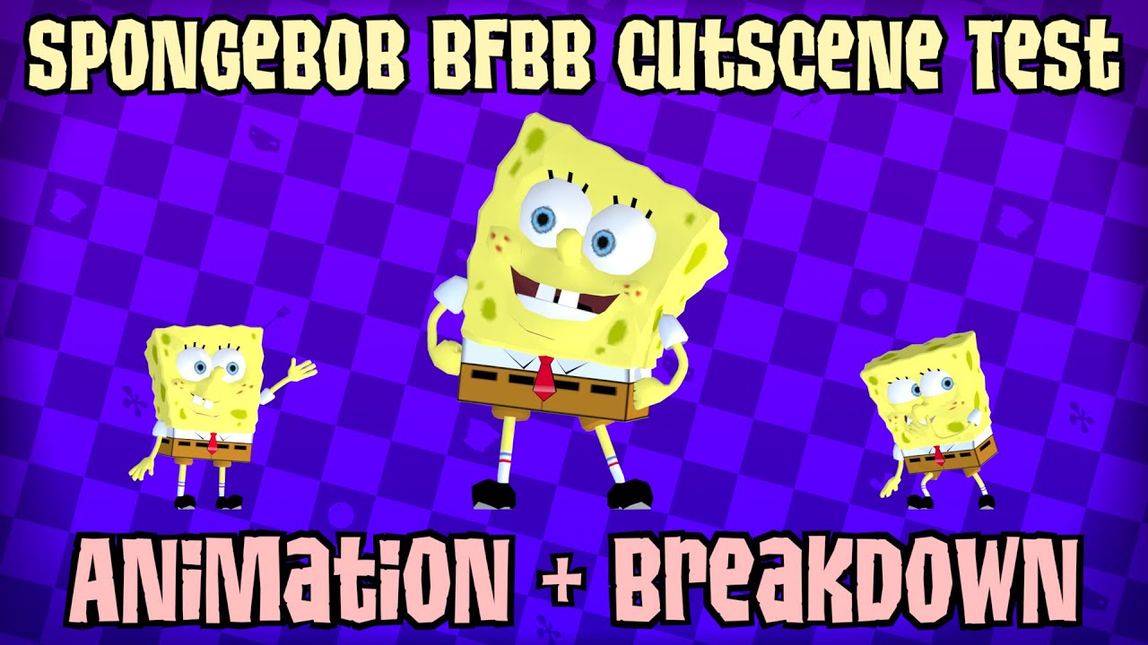 SpongeBob BFBB Custom Cutscene Test | Animation Breakdown 🧽
