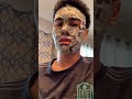 Paper mache greek mask