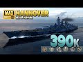 رزمناو هانوفر تاکتیک چکش سورتمه کار می کند World Of Warships 